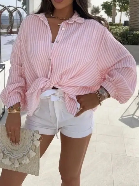 Riviera - Chemise imprimée à rayures